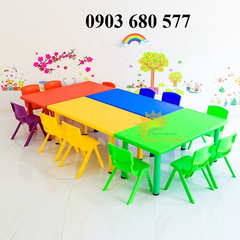 Cung cấp bàn ghế nhựa trẻ em cho trường lớp mầm non, mẫu giáo